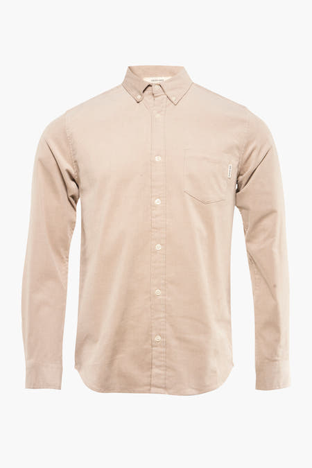 Hemd met lange mouwen - beige