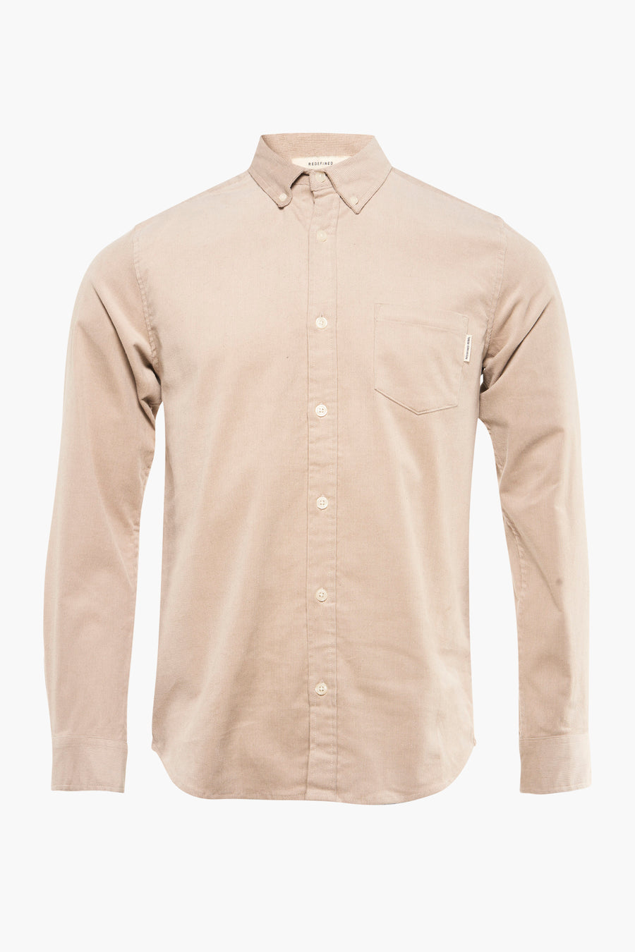 Hemd met lange mouwen - beige