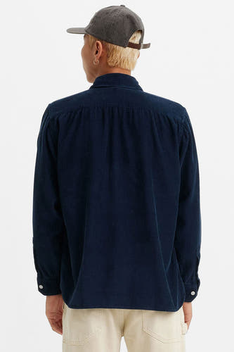 Hemd met lange mouwen - blauw