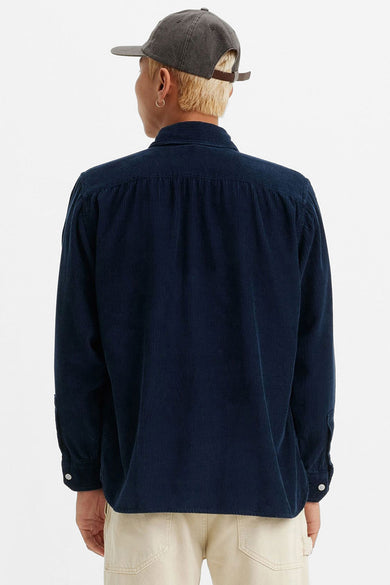 Hemd met lange mouwen - blauw