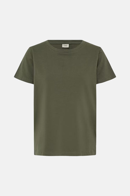 Top uni manche courte vert - Fransa®