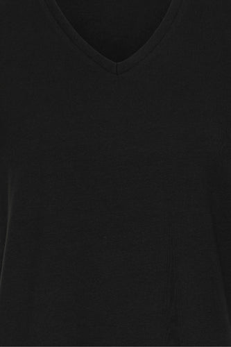 T-shirt met korte mouwen - zwart - Fransa®