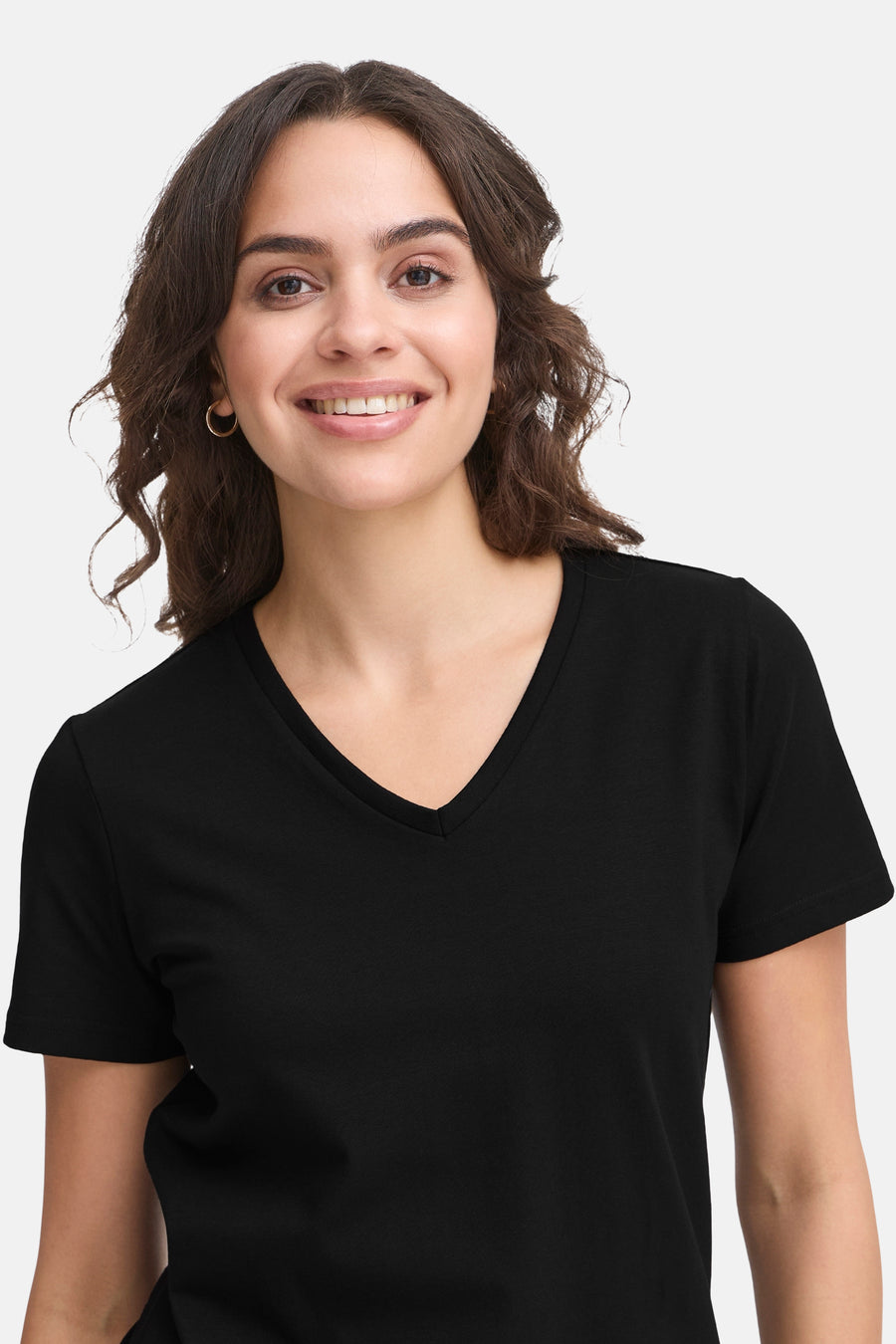 T-shirt met korte mouwen - zwart - Fransa®