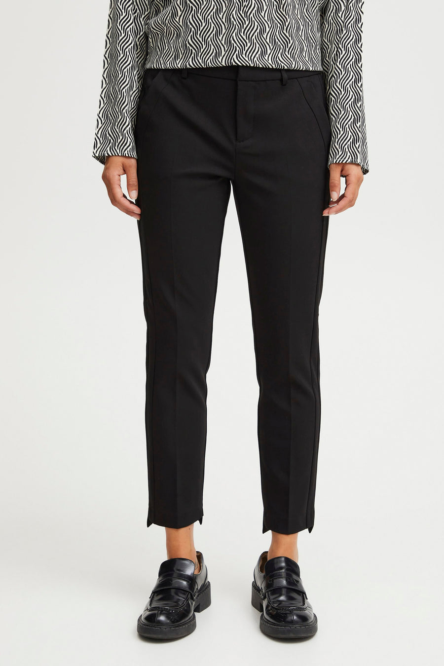 Chino - zwart - Fransa®