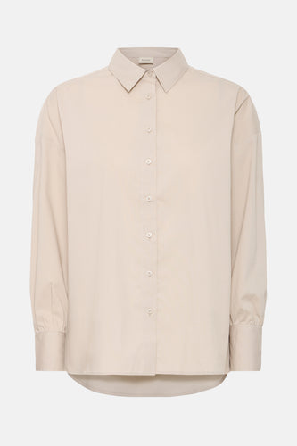 Hemd met lange mouwen - beige