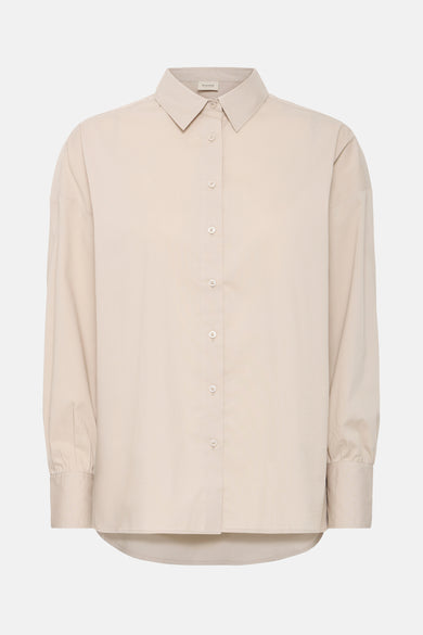 Hemd met lange mouwen - beige