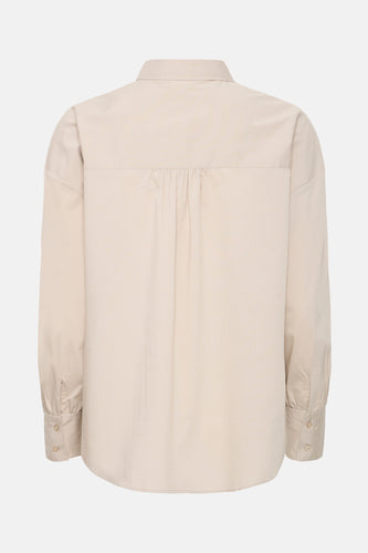 Hemd met lange mouwen - beige