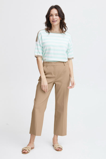 Pantalon de costume Beige - Fransa®