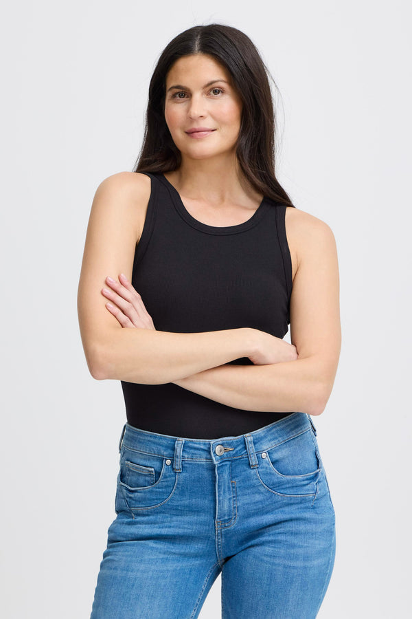 Tanktop Zwart - Fransa®