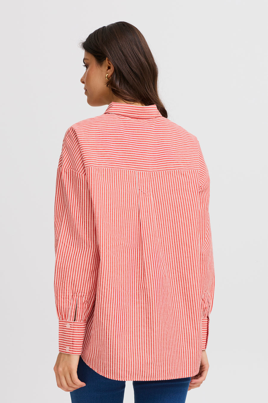 Chemise à manches longues - rouge - Fransa® - 3