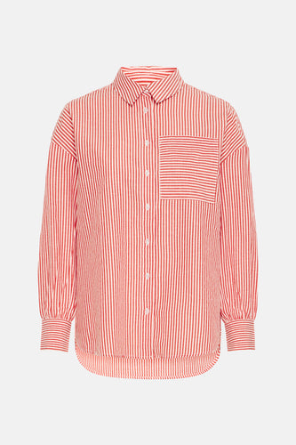 Chemise à manches longues - rouge - Fransa® - 7