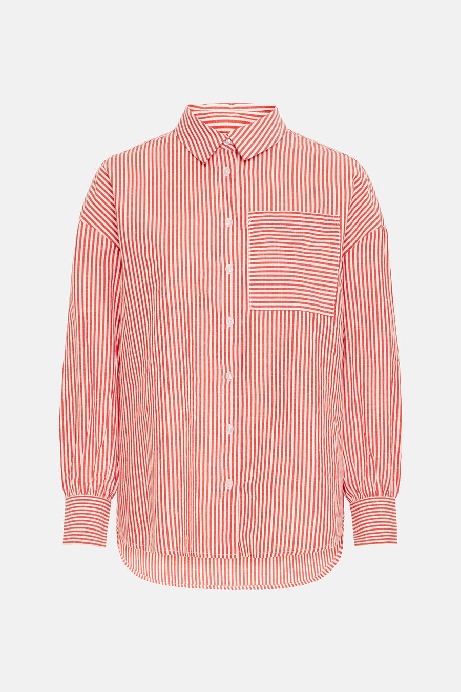 Chemise à manches longues - rouge - Fransa® - 4