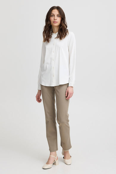 Chemisier (manches longues) Blanc - Fransa®