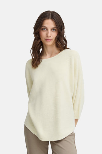 Pull met ronde hals - ecru - Fransa® - 7