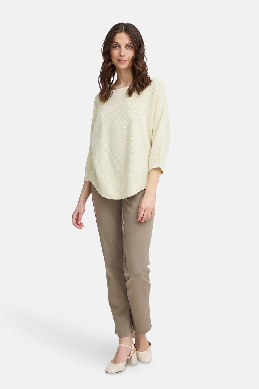 Pull met ronde hals - ecru - Fransa® - 2