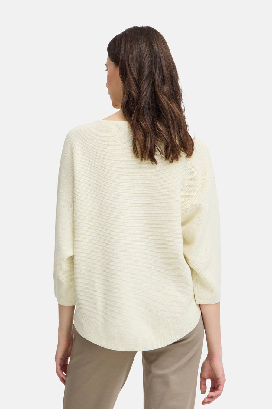 Pull met ronde hals - ecru - Fransa® - 3