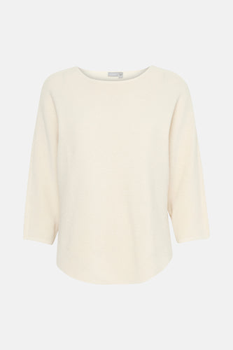 Pull met ronde hals - ecru - Fransa® - 7
