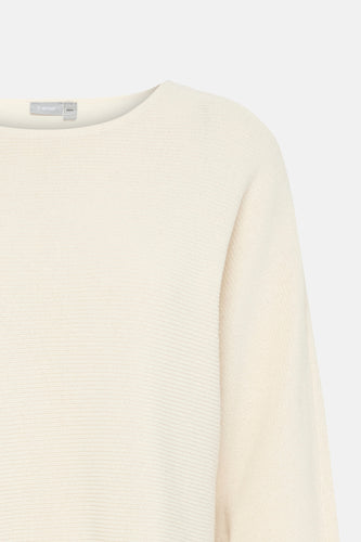 Pull met ronde hals - ecru - Fransa® - 7