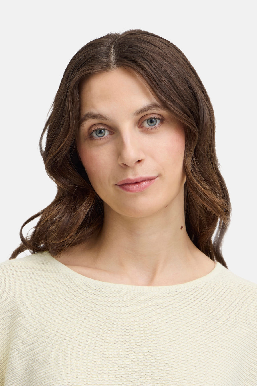 Pull met ronde hals - ecru - Fransa® - 7