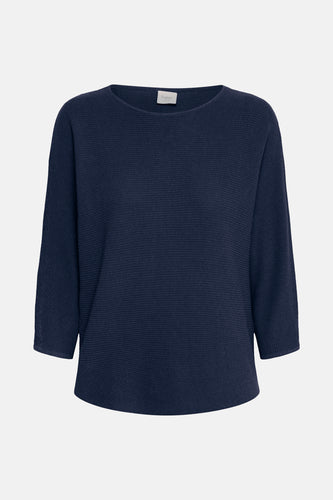 Pull met ronde hals - blauw - Fransa® - 3