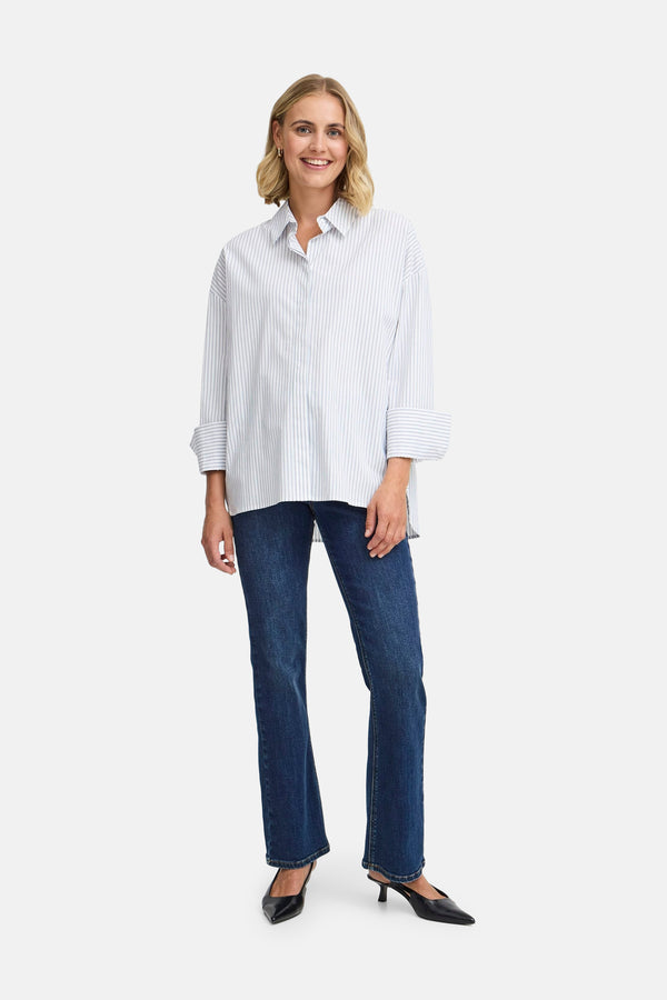 Hemd (lange mouwen) Blauw - Fransa®