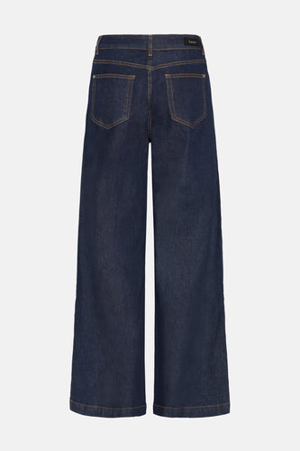 Jeans wide dark blue denim - Fransa® - Fransa® - 7