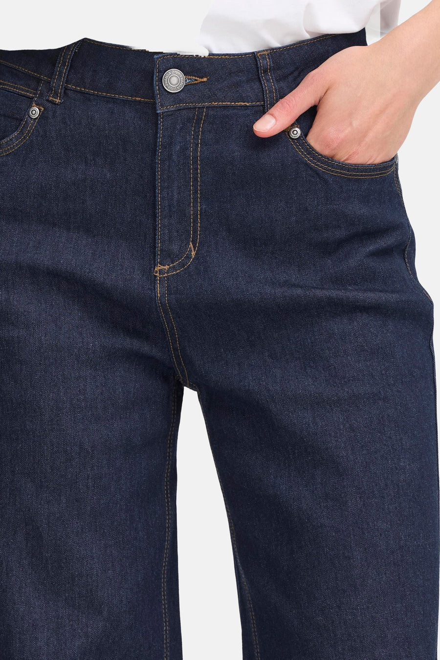 Jeans wide dark blue denim - Fransa® - Fransa® - 7