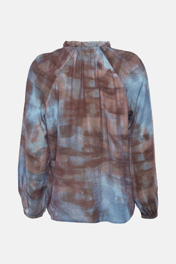 Blouse (lange mouwen) Blauw - Fransa®