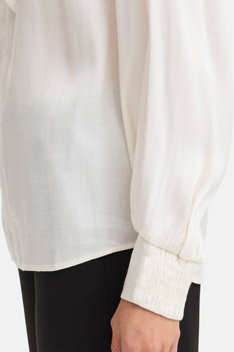 Blouse met lange mouwen - ecru - Fransa® - 5