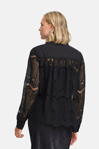 Hemd met lange mouwen - zwart - Fransa® - 5