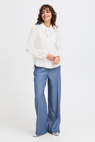 Hemd met lange mouwen - wit - Fransa®