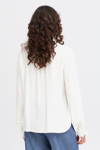 Hemd met lange mouwen - wit - Fransa®