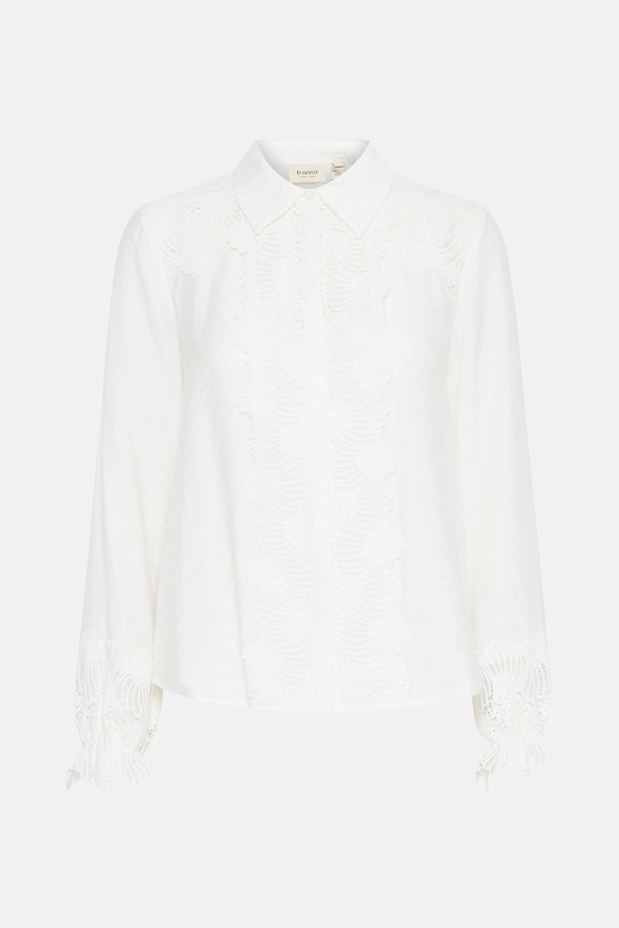 Hemd met lange mouwen - wit - Fransa®