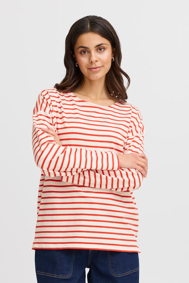 T-shirt (lange mouwen) Rood - Fransa®