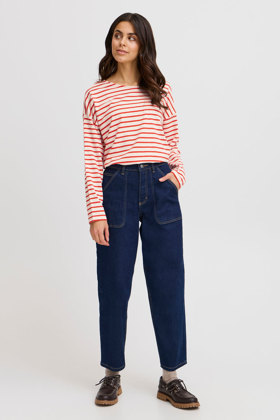 T-shirt met lange mouwen - rood
