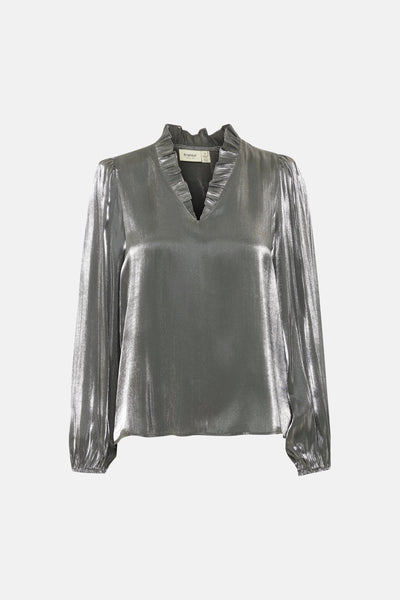 Blouse (lange mouwen) Zilver - Fransa®