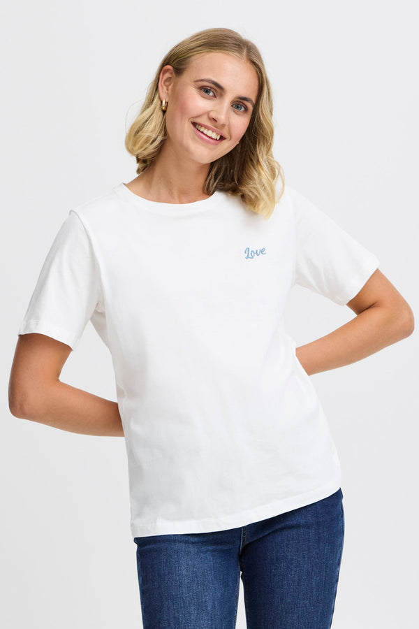 Top (korte mouwen) Wit - Fransa®