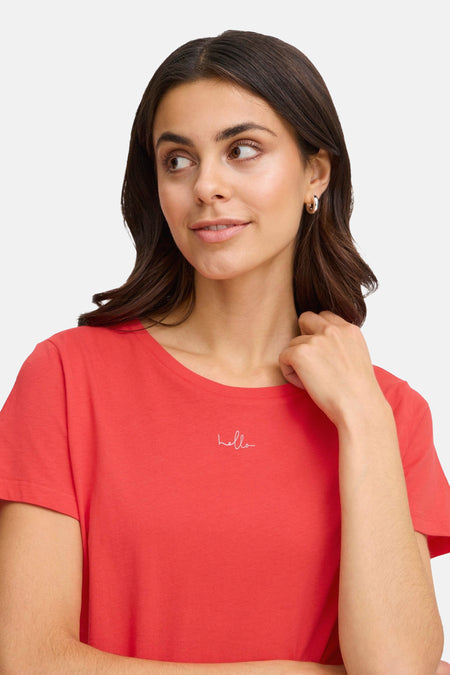 T-shirt met korte mouwen - rood