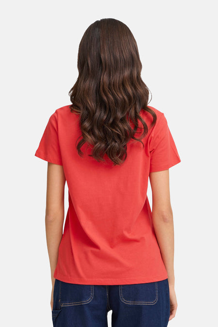 T-shirt met korte mouwen - rood