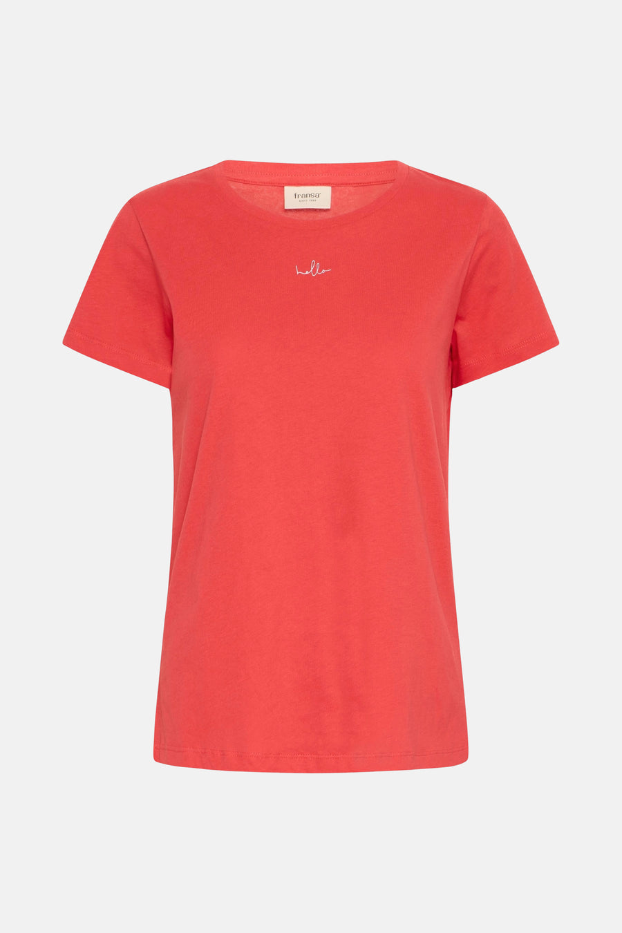 T-shirt met korte mouwen - rood - Fransa®