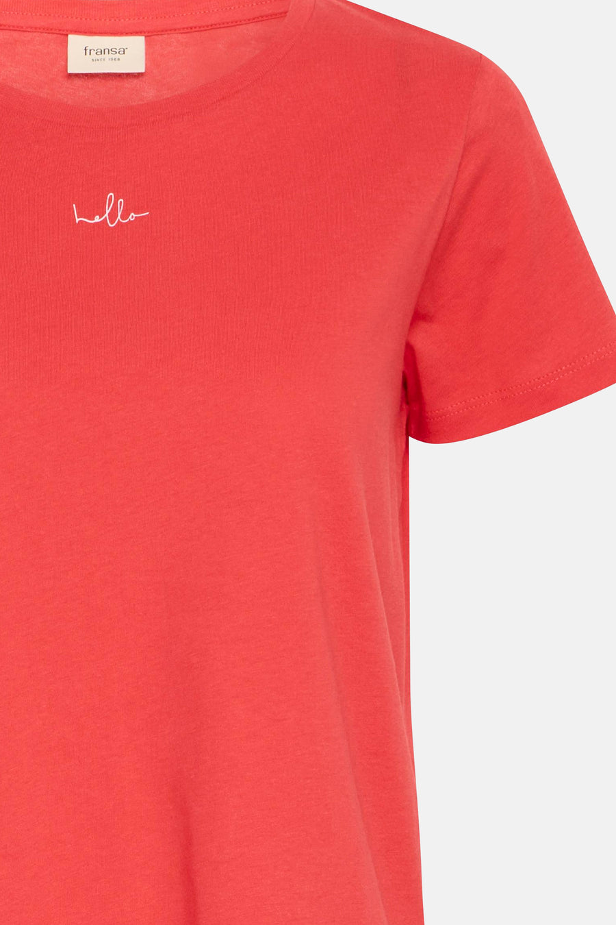T-shirt met korte mouwen - rood - Fransa®