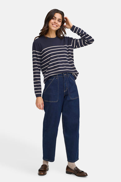 Pull col O Bleu - Fransa®
