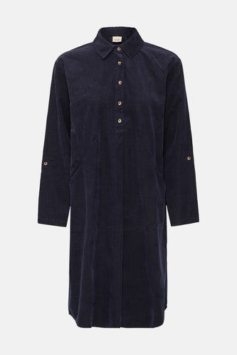 Kleedje met lange mouwen - blauw - Fransa®