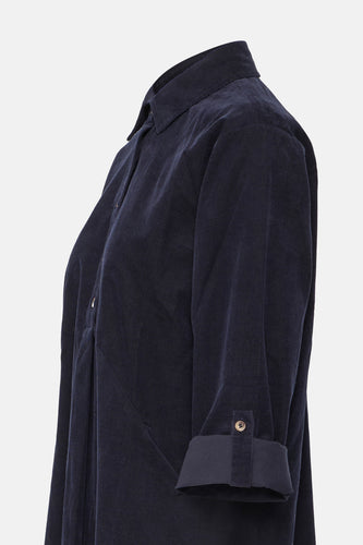 Kleedje met lange mouwen - blauw - Fransa®