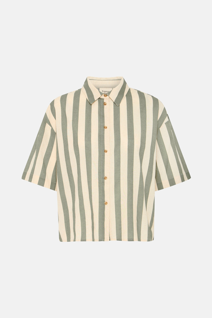 Chemise à manches courtes - Kaki - Fransa®