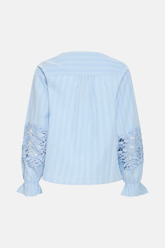 Chemise à manches longues - bleu - Fransa® - 3