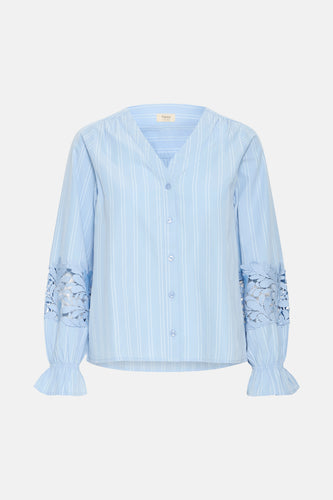 Chemise à manches longues - bleu - Fransa® - 3