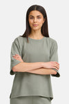 Sweater met ronde hals Groen - Fransa®