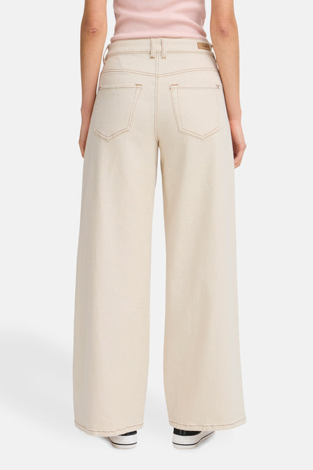 Colored jeans - off white denim