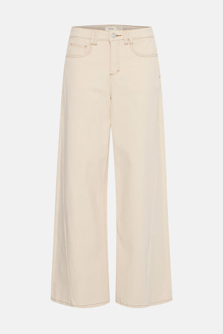 Colored jeans - off white denim